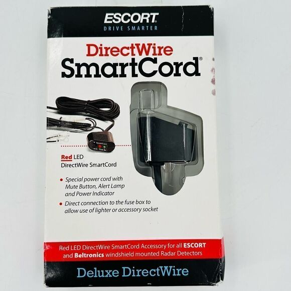 Escort DirectWire SmartCord Deluxe for Escort/Beltronics Radar Detectors - Picture 1 of 7